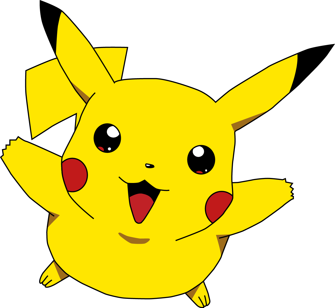 Pikachu waving